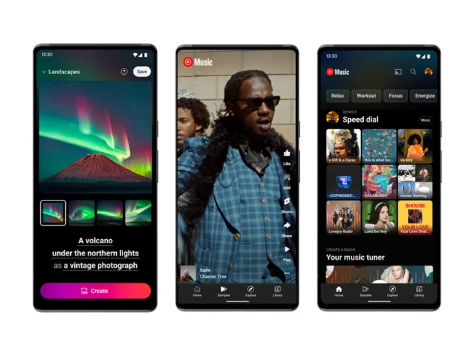 Новая функция от YouTube Music: можно оформлять собственные плейлисты с изображениями от ИИ/Фото: YouTube music official blog Новая функция от YouTube Music: можно оформлять собственные плейлисты с изображениями от ИИ