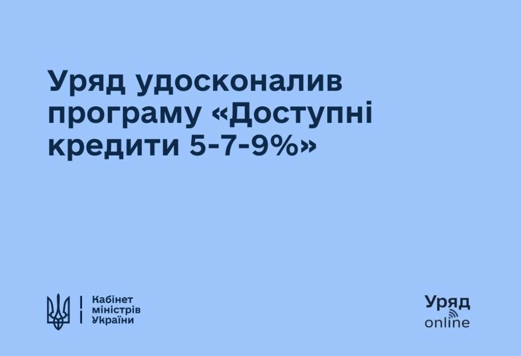 Уряд удосконалив програму "Доступні кредити" / Фото: t.me/uriad24 Уряд удосконалив програму "Доступні кредити" / Фото: t.me/uriad24