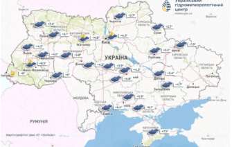 Погодные условия 11 и 12 ноября по Украине. Фото: Укргидрометцентр прогноз погоды на киев и украину 11 ноября
