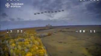 Работа партизан в Курской области/Фото: скрин видео Пограничники показали мощное видео работы партизан в Курской области: поражали дронами-камикадзе