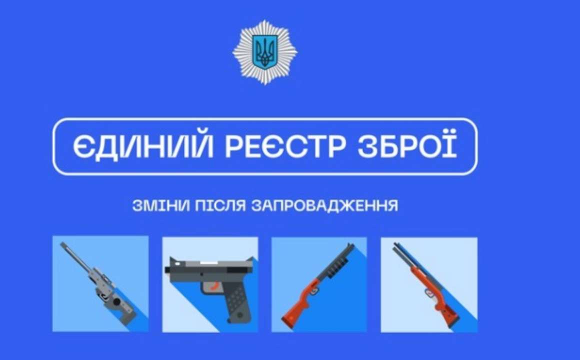 У МВС розповіли, скільки заяв подали у Єдиний реєстр зброї. Фото: МВС Єдиний реєстр зброї