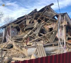 На Львівщині від вибуху постраждали люди/Фото: ДСНС На Львівщині від вибуху постраждали люди