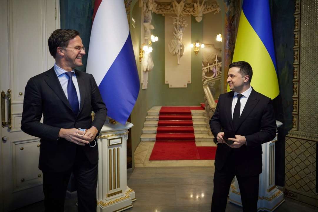 Зеленский с министром Нидерландов