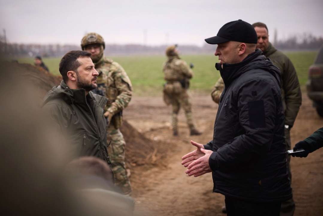 На Донеччині Зеленський ознайомився зі зведенням фортифікацій
