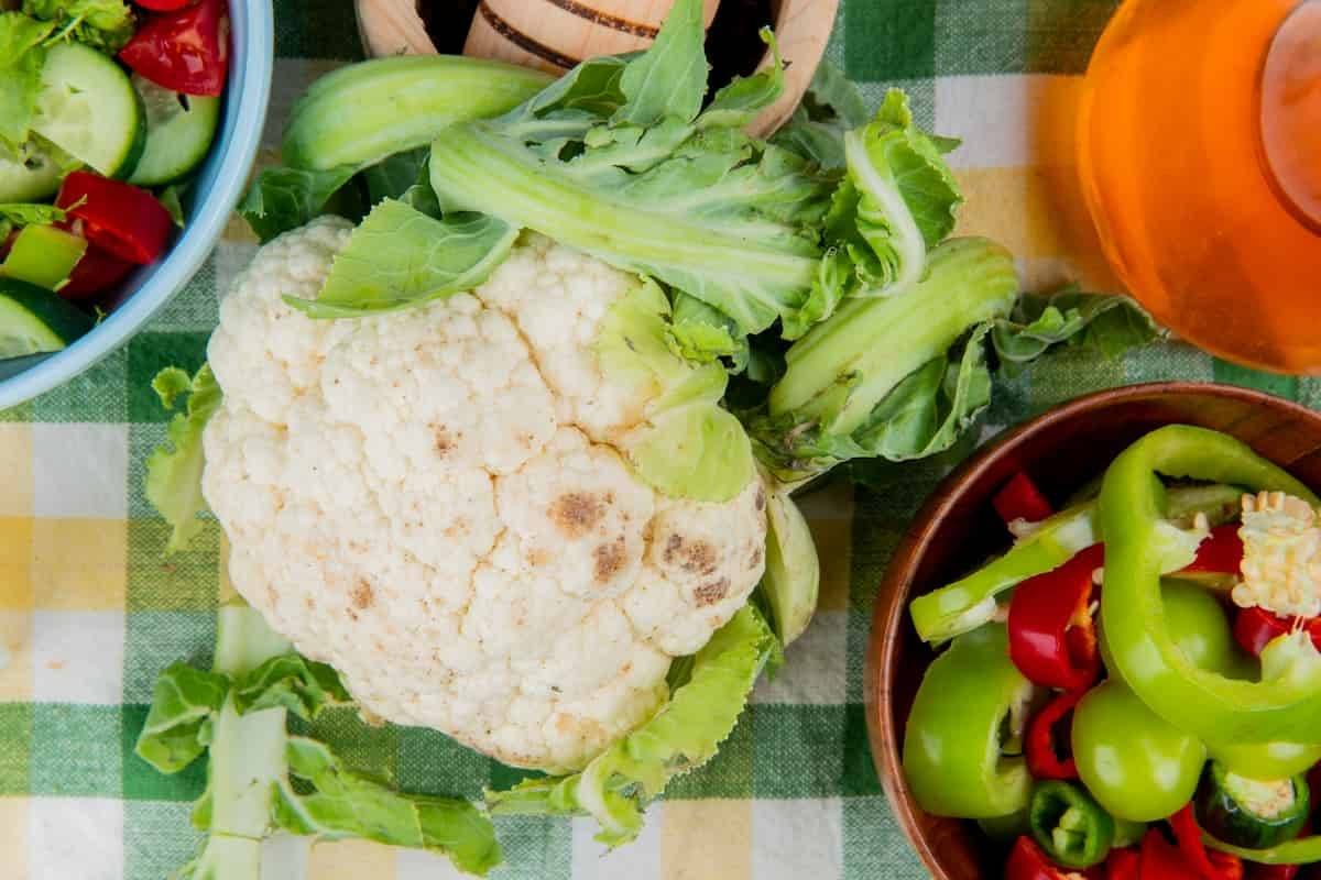 цвітна капуста з овочами
