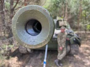 Фото: Валерий Залужный в Facebook Переданные Норвегией САУ М109 уже уничтожают врага на передовой