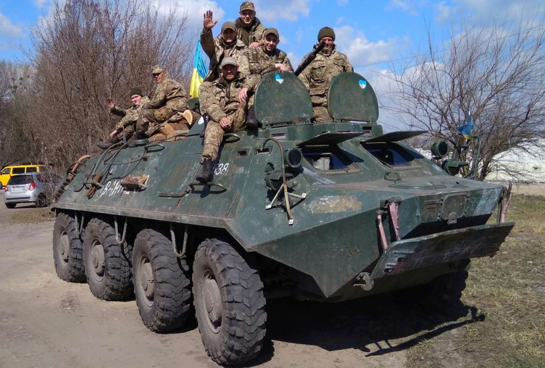 Спортсменка приобрела для военных БТР / Иллюстративный снимок: Генштаб ВСУ