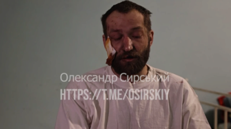 Сирський показав відео з полоненим ДСНСником, якого окупанти мобілізували примусово/Фото: скрін відео Кинули під Бахмутом: відео з полоненим ДСНСником, якого окупанти мобілізували примусово