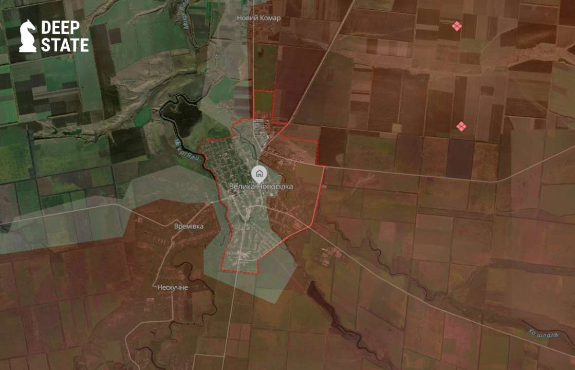 Оборонительная операция в Нововасильевке завершена, село оккупировано врагом – DeepState