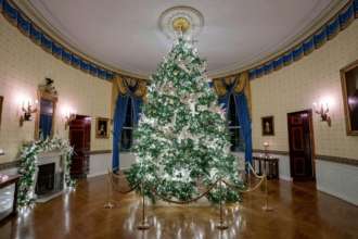 Білий дім прикрасили до Різдва/Фото: White House Білий дім прикрасили до Різдва