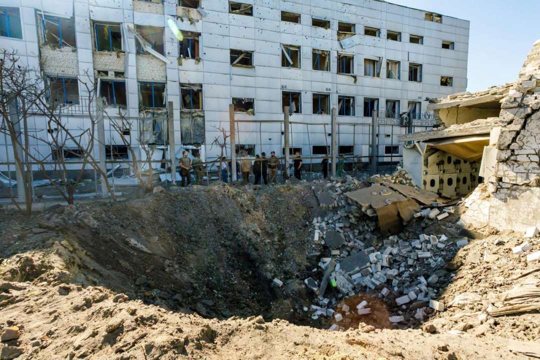 рашисты разрушили спортивную арену в Харькове/Фото: Олег Синегубов