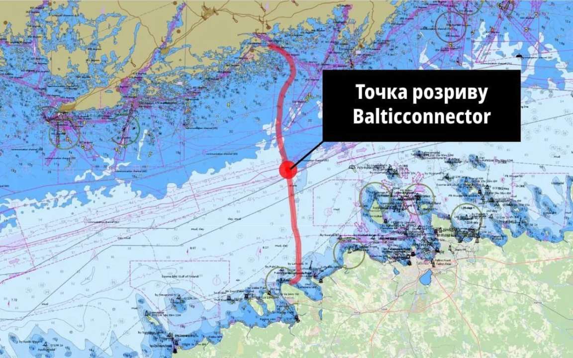 Фото з ✙DeepState✙🇺🇦 Китайське судно пошкодило газопровід у Балтійському морі