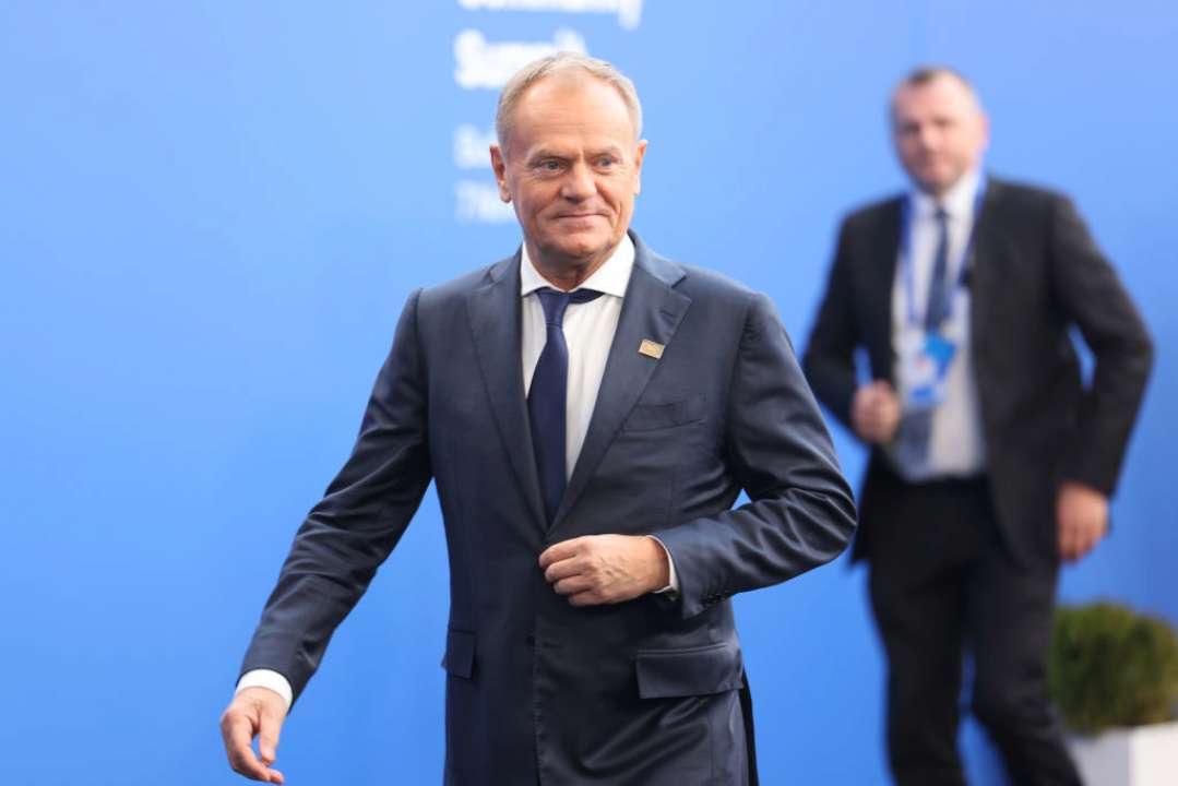 Шольц рассказал Туску о своем разговоре с путиным/Фото: Janos Kummer/Getty Images Дональд Туск