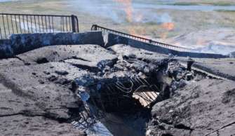 Сили оборони України уразили два ключові шляхи сполучення окупантів/Фото: telegram СтратКом ЗСУ підтвердив причетність до ураження Чонгарського та Генічеського мостів
