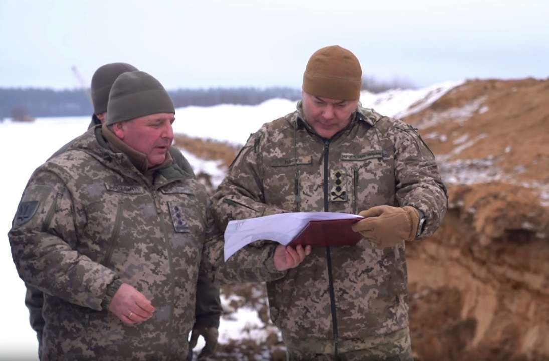Наєв розкрив, як укріплюють кордон поруч із Білоруссю / Фото: Скриншот Наєв розкрив, як укріплюють кордон поруч із Білоруссю / Фото: Скриншот