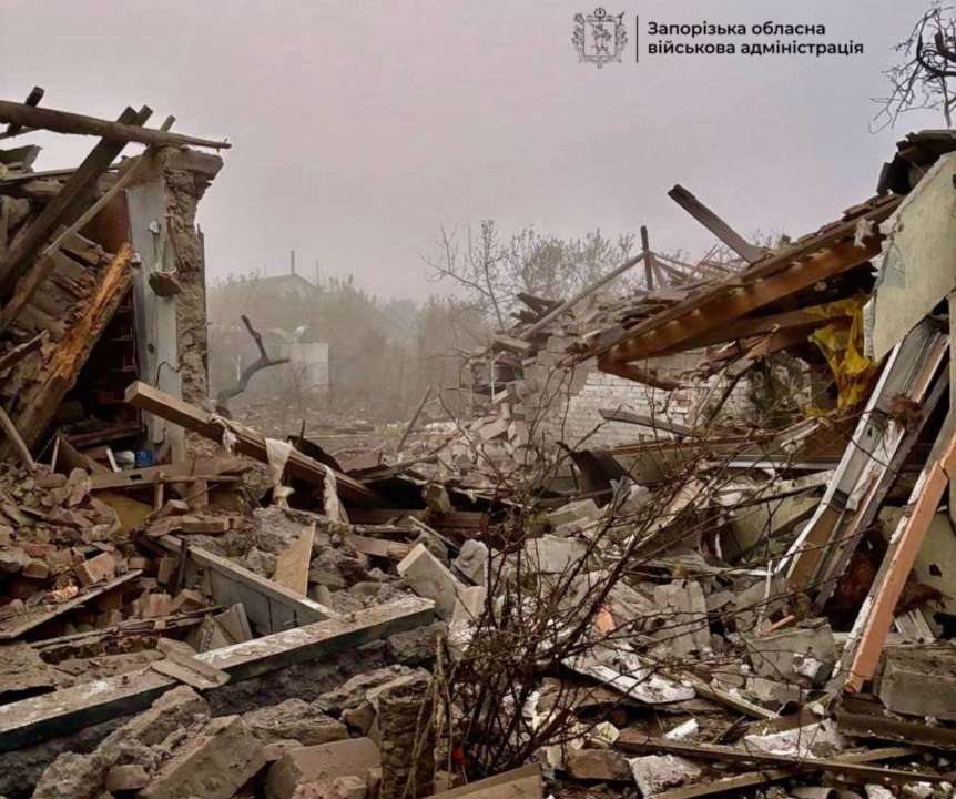 В Запорожье шесть человек погибли и 20 человек/Фото: Запорожская ОВА