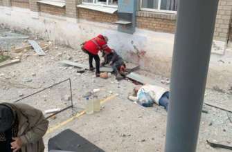 У Вугледарі російські окупанти розстріляли місце роздачі гумдопомоги/Фото: Facebook/Автор: Павло Кириленко Вугледар