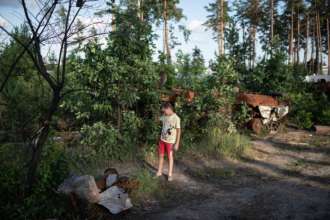 За время войны в Украине пострадали 978 детей/Фото: Getty Images Ребенок