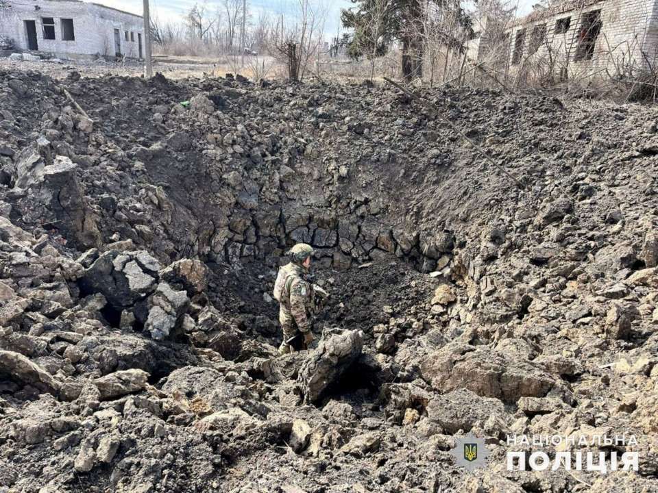 Последствия атак рф на 14 марта/Фото: Нацполиция