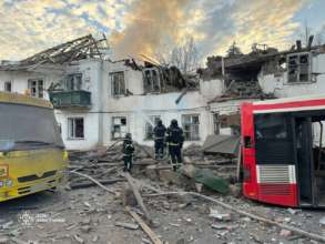 За весь минулий рік було зафіксовано близько 66 000 обстрілів по території України/Фото: mvs_ukraine Лише за 3 місяці росіяни обстріляли територію України близько 30 000 разів — МВС