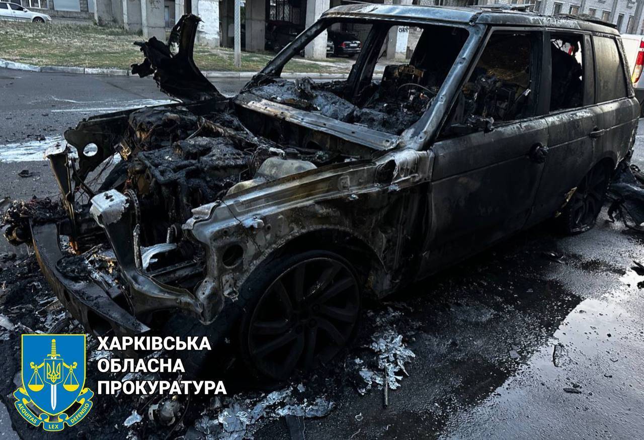 Молодика судитимуть за підпал автівки військового/Фото: Харківська облпрокуратура Молодика судитимуть за підпал автівки військового/Фото: Харківська облпрокуратура