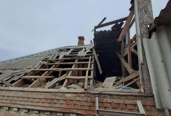 Російські окупанти атакували Нікополь та три громади. Фото: Сергій Лисак атака на нікополь