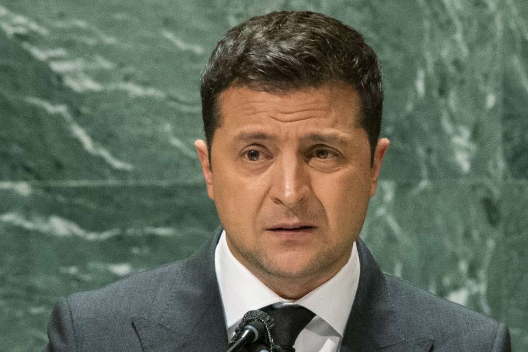 Зеленський провів телефонну розмову з президентом Євроради/Фото: Eduardo Munoz - Poo for Getty Images Зеленський