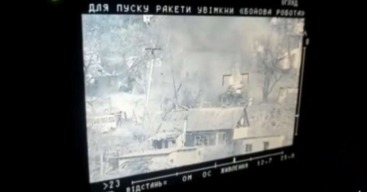 В Луганской области ВСУ уничтожили русский танк/Фото: кадр из видео танк