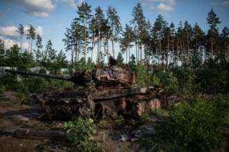 Актуальная карта боевых действий на 8 июля/Фото: Getty Images Танк