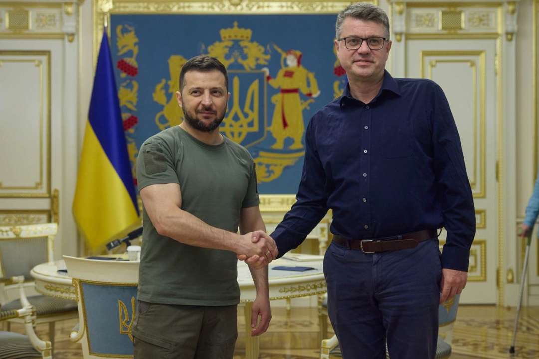Встреча Зеленского и главы МИД Эстонии