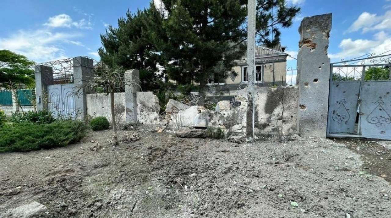 росіяни обстріляли територію церкви у Херсонській області/Фото: Андрій Єрмак/Telegram Загарбники обстріляли територію церкви на Херсонщині: загинув священник, ще одна людина поранена