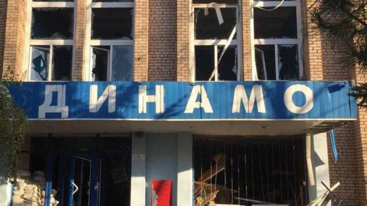Оккупанты нанесли удар по олимпийской базе "Динамо" в Запорожье