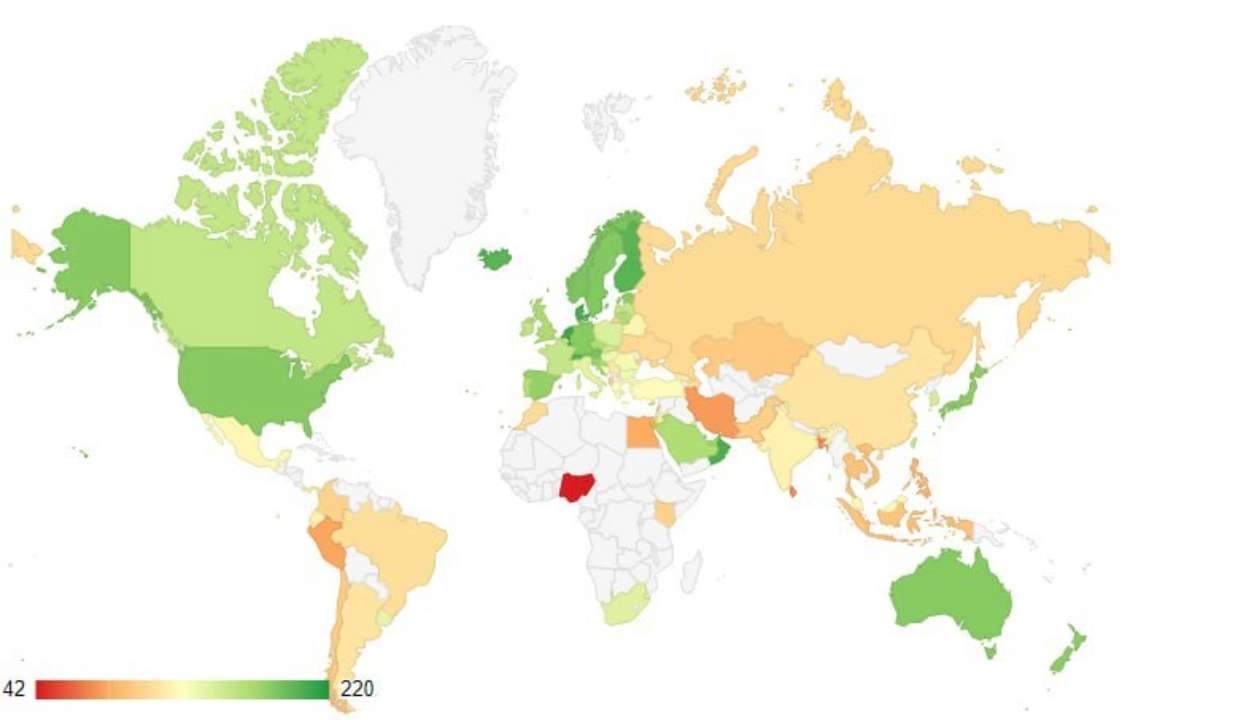 За рівнем життя Україна посіла 66 місце з 89