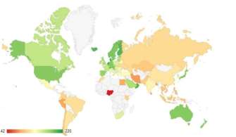 По уровню жизни Украина заняла 66 место из 89 По уровню жизни Украина заняла 66 место из 89