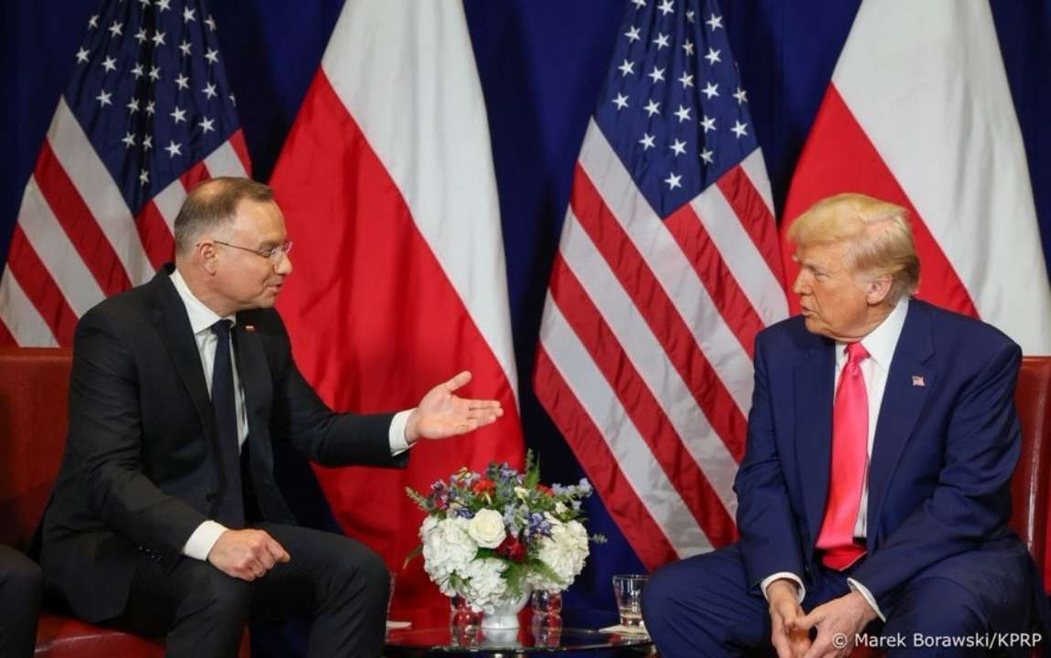 Дуда на встрече с Трампом/Фото: x Дуда на встрече с Трампом