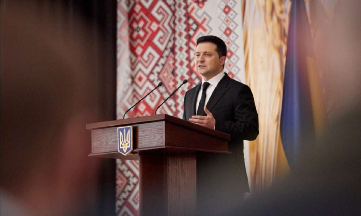 Зеленский объявил о создании Интернационального легиона/Фото: Рresident.gov.ua Зеленский объявил о создании Интернационального легиона