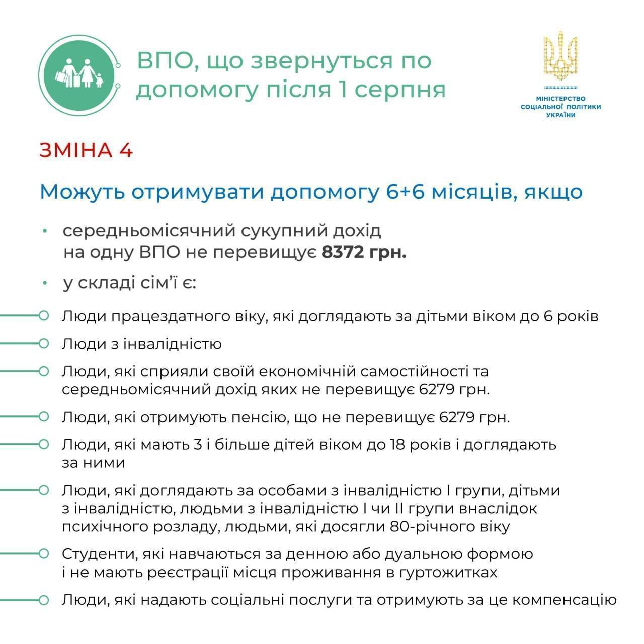 Изображение: Минсоцполитики Полная инфографика по выплатам ВПЛ: Минсоцполитики расставило все точки над "і"