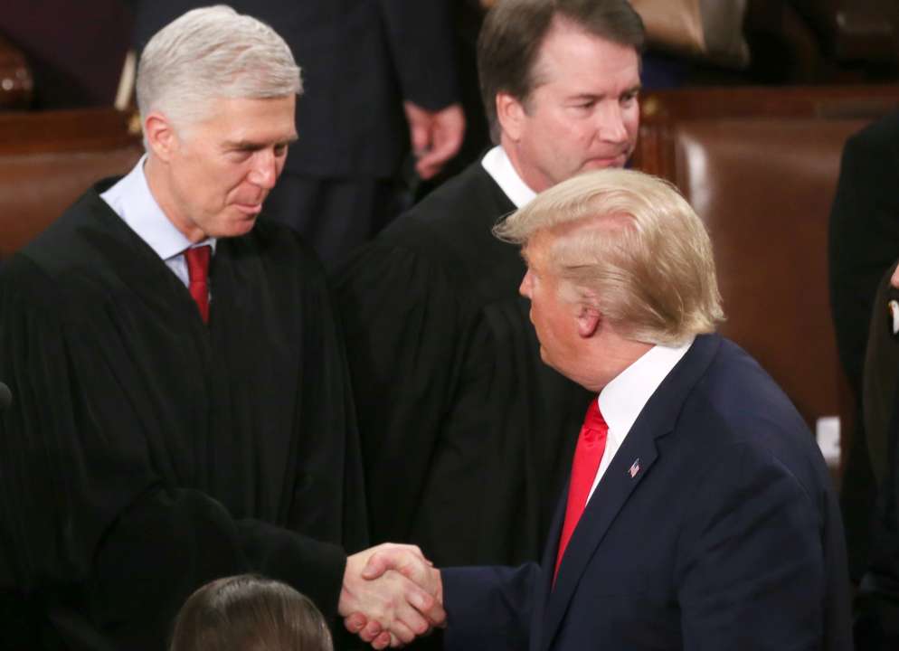 Дональда Трампа могут отменить приговор в суде. Фото: GettyImages/Автор- Mario Tama трамп суд