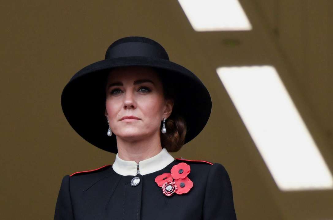 Кейт Миддлтон появилась в новом образе. Фото: GettyImages/Автор- Toby Melville Кейт Миддлтон одела украшения принцессы Дианы