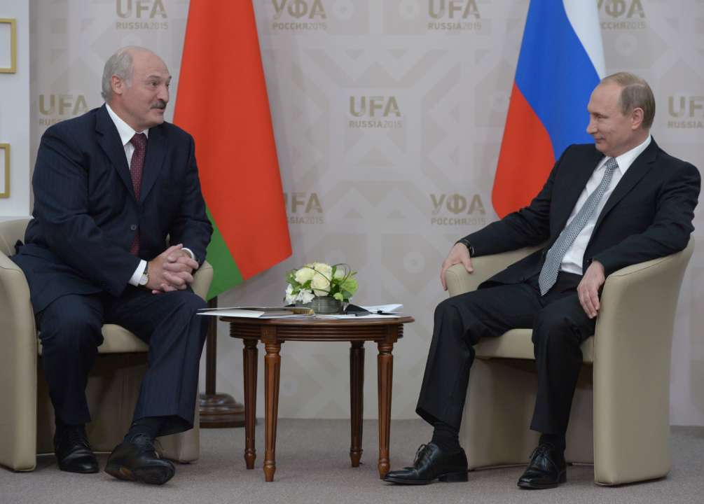 Лукашенко и путин