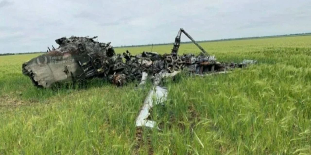Сбили вертолет вблизи Горловки