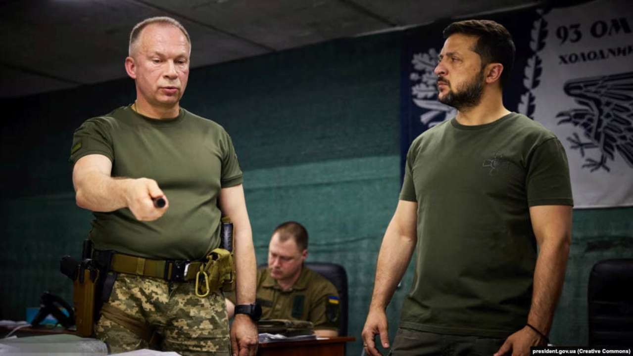 Сырский доложил Зеленскому/Фото: ОПУ Ответы на российские обстрелы и операция на Курщине: Сырский доложил Зеленскому