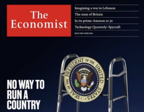 Новий кавер The Economist The Economist закликав Байдена знятися з перегонів і демократичній партії обрати іншого кандидата