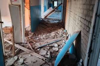 Разрушена в Херсонской области школа/Фото: Александр Прокудин Разрушена в Херсонской области школа/Фото: Александр Прокудин