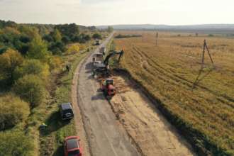 Фото: Укравтодор У Львівській області під час ремонту дороги знайшли стародавній плавильний горн