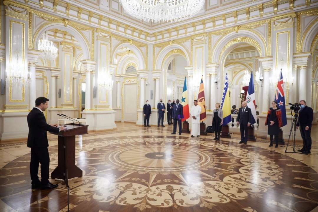 Президент України прийняв вірчі грамоти у послів іноземних держав