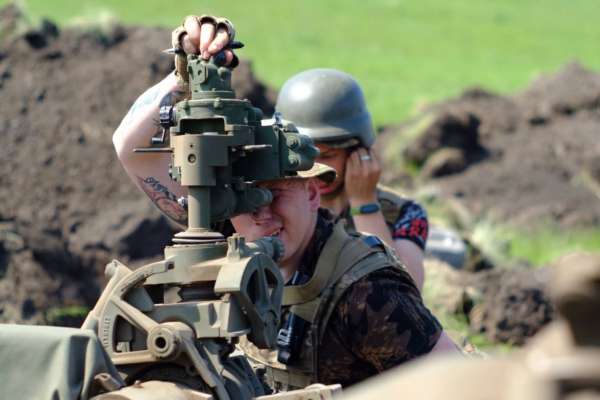 Гаубицы от США/Фото: главнокомандующий ВСУ Готовы убивать врага: Залужный показал американские гаубицы в работе. Фото