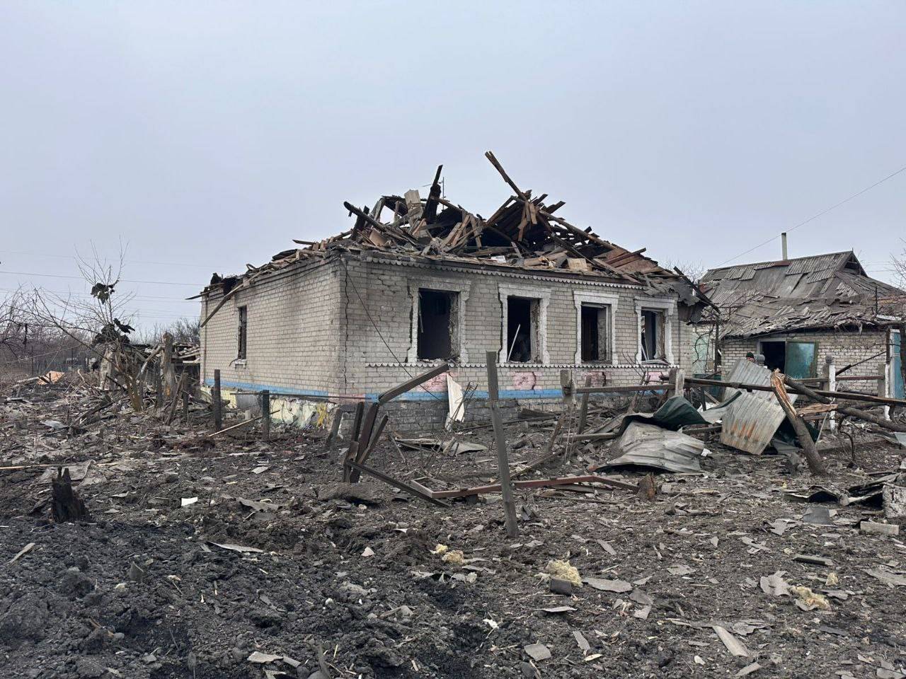 Последствия атаки Донецкой области/Фото: Вадим Филашкин Последствия атаки Донецкой области/Фото: Вадим Филашкин