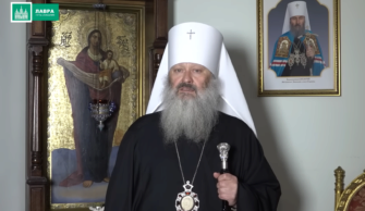 УПЦ МП вибухнула погрозами на адресу Зеленського та Ткаченка / Фото: скриншот з відео Назвав "одержимим": митрополит УПЦ МП публічно погрожував Зеленському та Ткаченку