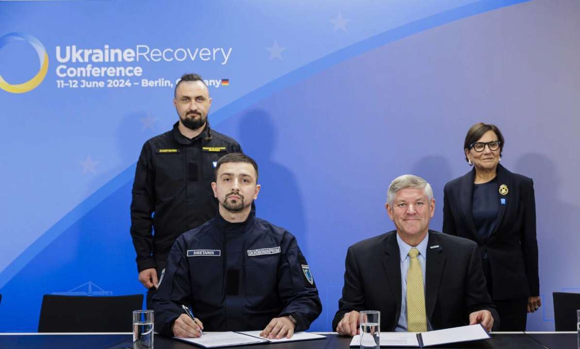 Укроборонпром створить в Україні спільне підприємство з американською компанією/Фото: Укроборонпром/Telegram Укроборонпром та Amentum Services створять підприємство для обслуговування американської техніки